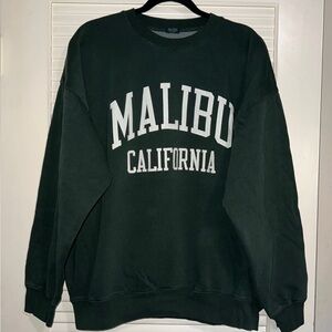 Brandy Melville/ J Galt Malibu Sweater in Dark Green
